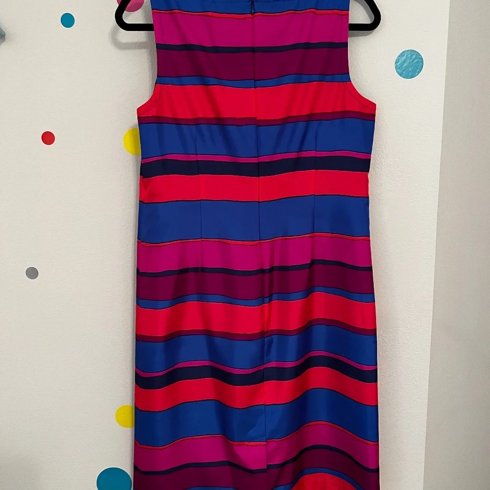 TALBOTS NWT Ladies Sleeveless Striped Dress, SZ10 - Picture 6 of 9